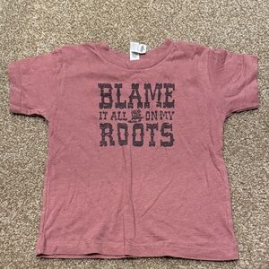 Bella Canvas Kids Graphic Tee in Dusty Pink